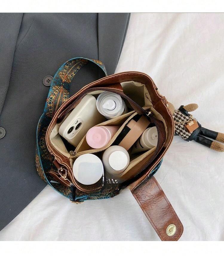 Vegan Leather Crossbody Bag