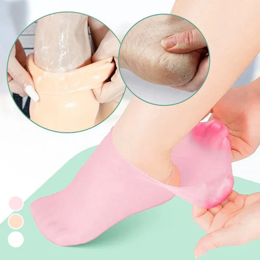 Reusable Crack Healer Silicone Socks(Set Of 2)