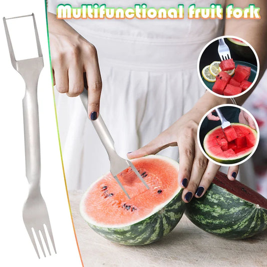2-in-1 Watermelon Fork Slicer  set off 2