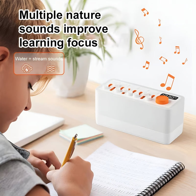White Noise Sleep Sound Portable Bluetooth Speaker