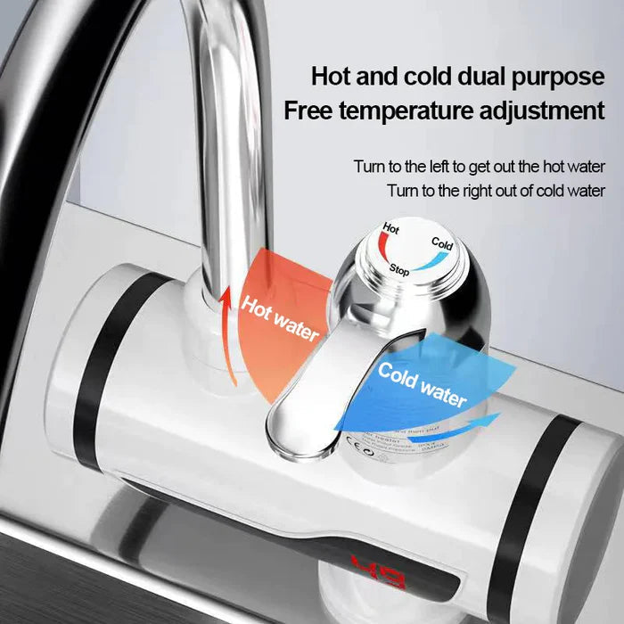 360° Fast Instant Faucet Tap Cold Hot Water