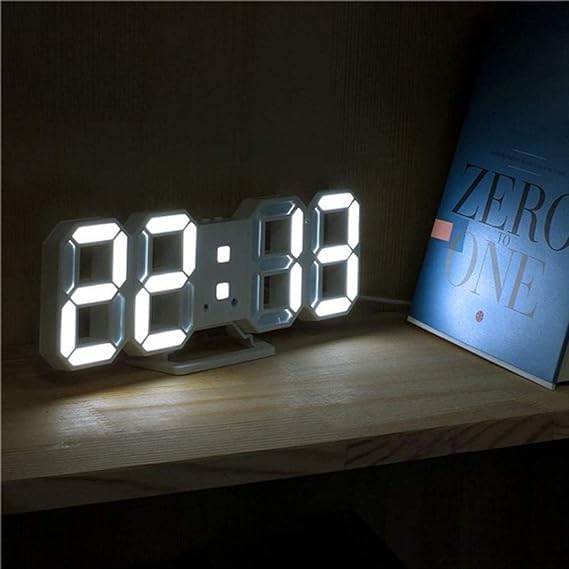 Acrylic 3D LED Digital Table Clock
