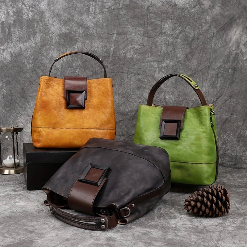 Vintage-Style Women's Crossbody Bag