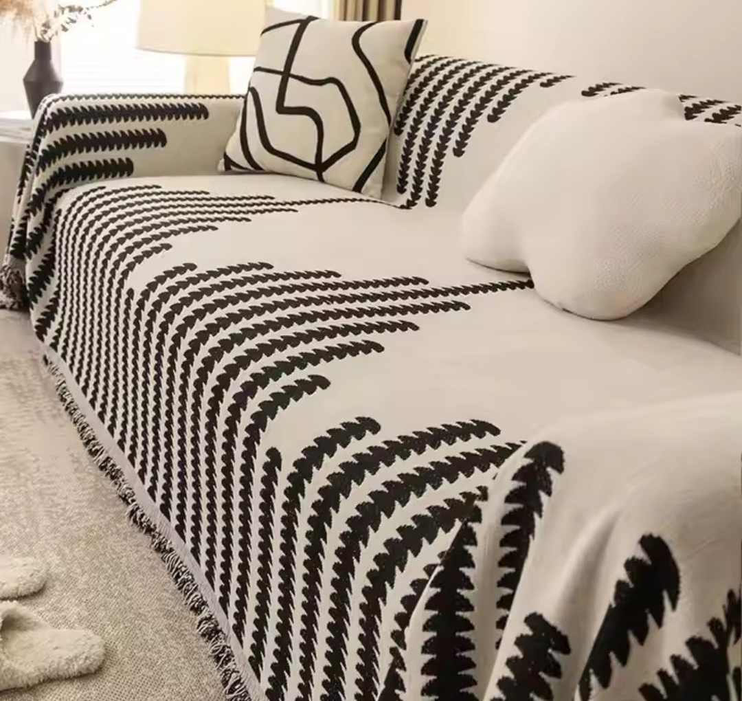 5 Seater Modern Nordic-Inspired Plush Sofa Cover