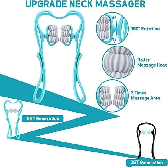 360° Adjustable Rotating Neck Massager