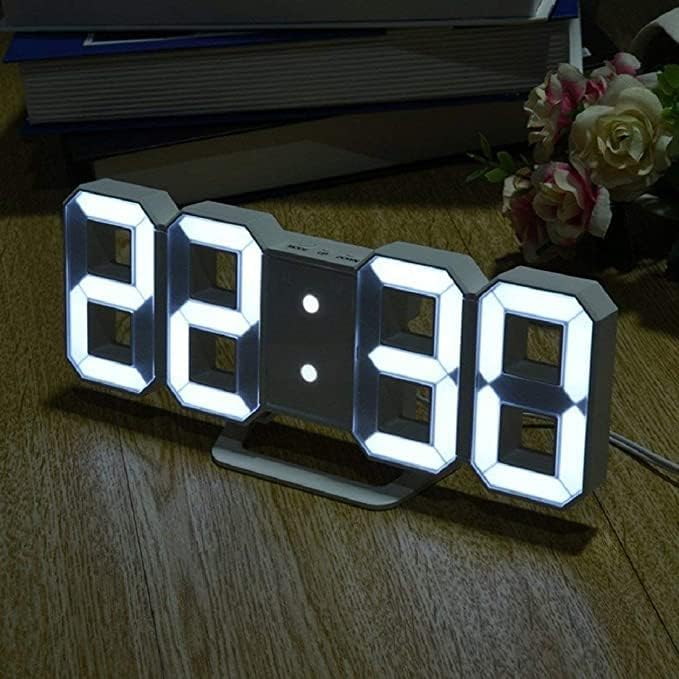 Acrylic 3D LED Digital Table Clock