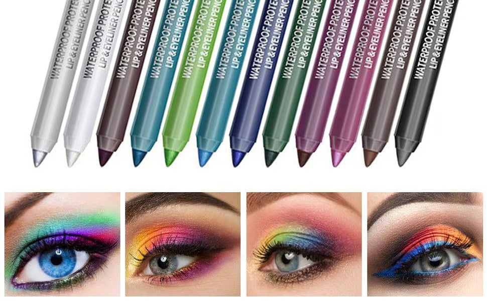 Smudge-Proof Professional Eyeliner Pen 12 Pcs Set