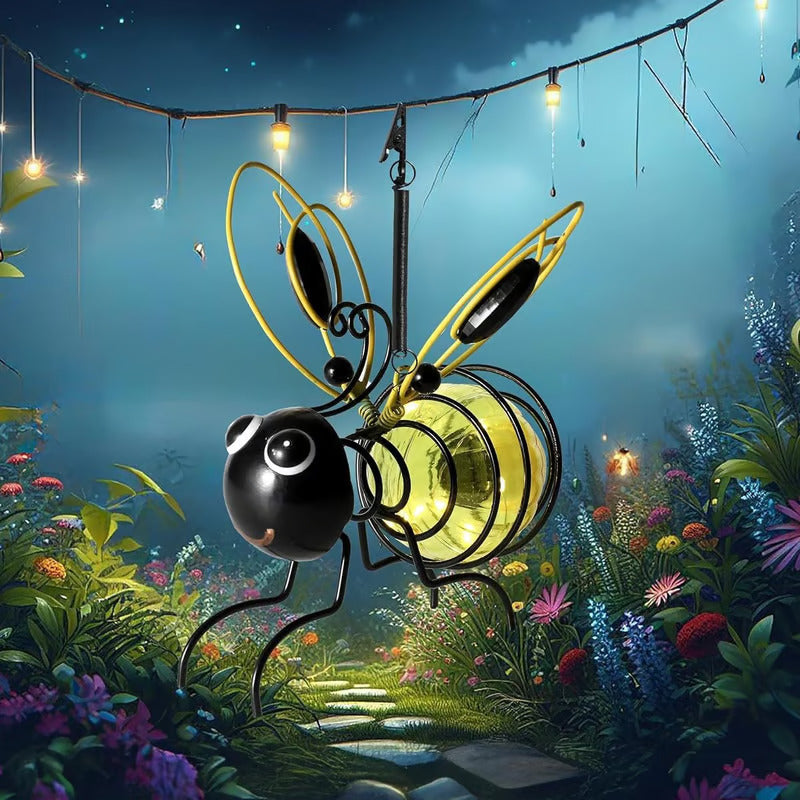 Hanging Solar Bee Lights