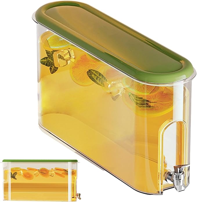 Clear Cold Kettle Beverage Dispenser with Faucet