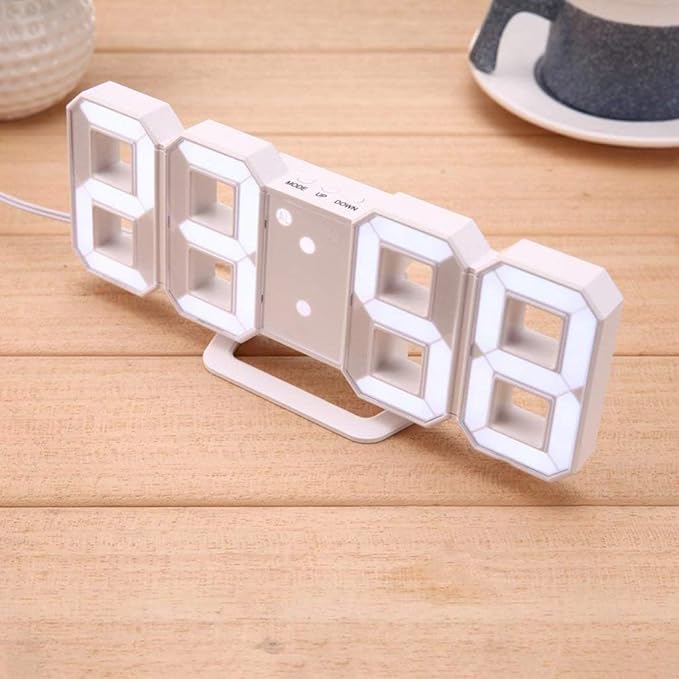 Acrylic 3D LED Digital Table Clock