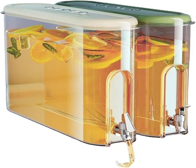 Clear Cold Kettle Beverage Dispenser with Faucet
