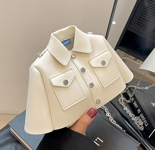 Chic Everyday Leather Jacket Tote