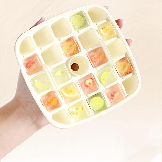 Chilling Crystal Ice Cube Maker Tray and Dispenser