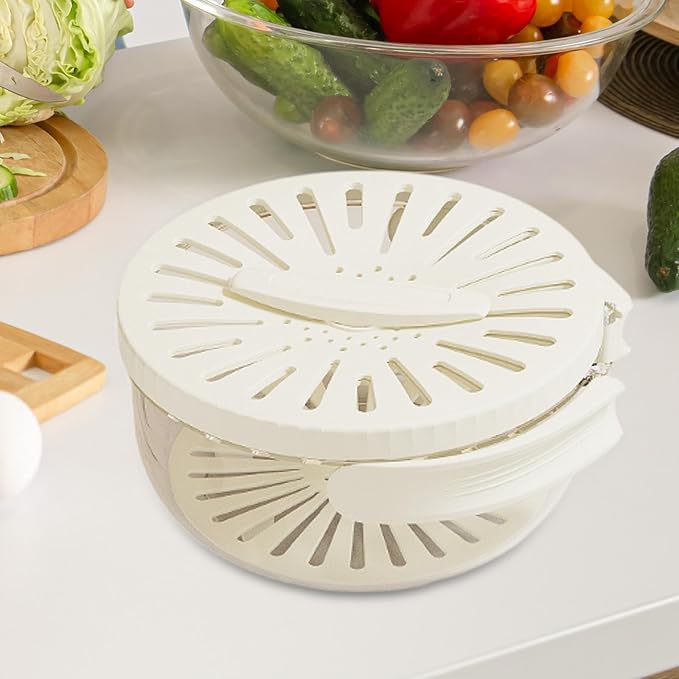 Bilayer Fruit and Vegetable Colander Strainer Bowl
