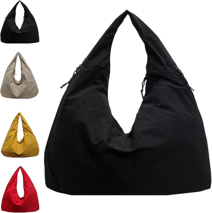 Textured Draped Tote Bag