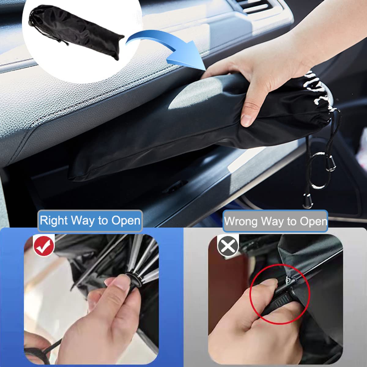 Ultimate Foldable Car Sunshade Heatshield Umbrella