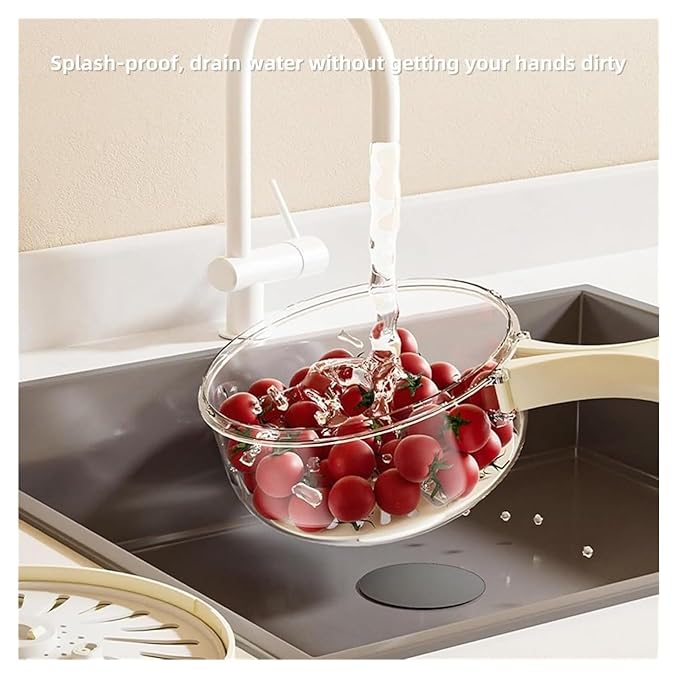Bilayer Fruit and Vegetable Colander Strainer Bowl
