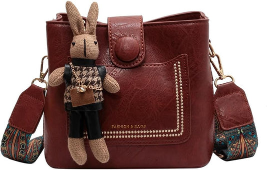 Vegan Leather Crossbody Bag