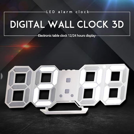 Acrylic 3D LED Digital Table Clock