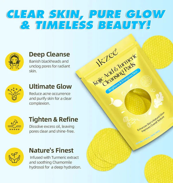 Turmeric & Kojic Acid Cleansing Pads (50 pads)