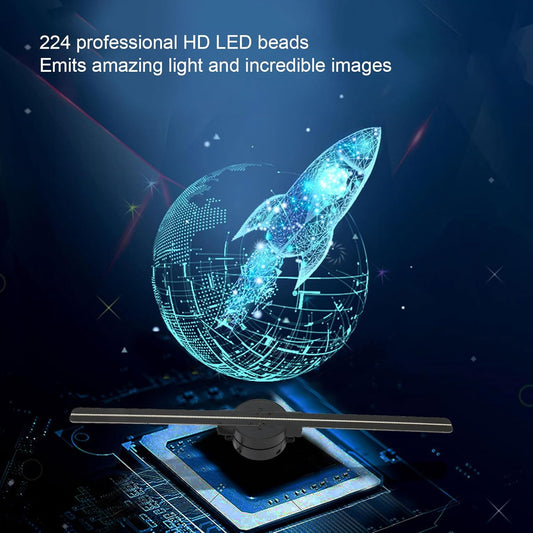 Holographic LED Fan