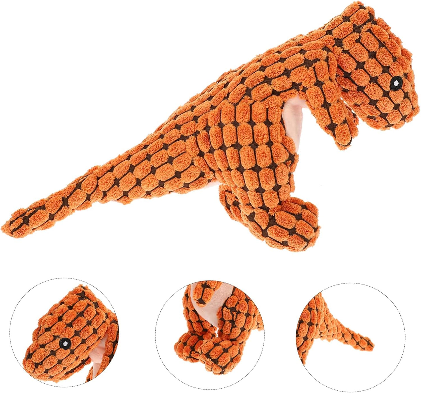 Dinosaur Squeaky Plush Pet Chew Toy
