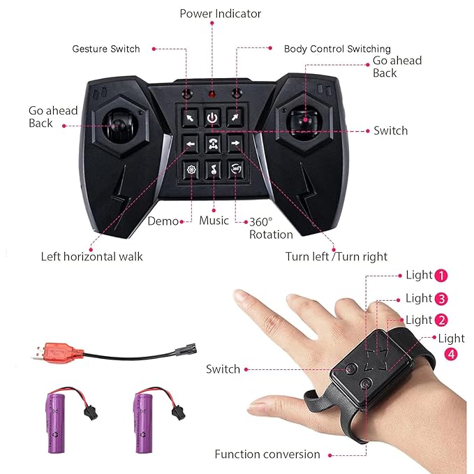 Gesture Sensing RC Stunt Car