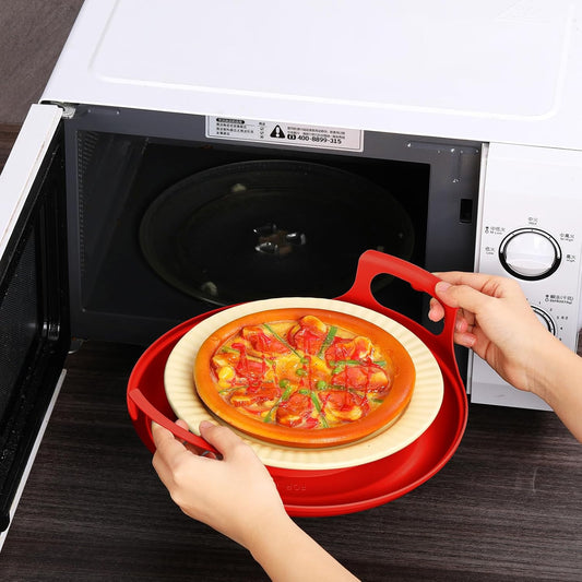 Burn-Free Multicolor Microwave Dish Holder(Set Of 2)