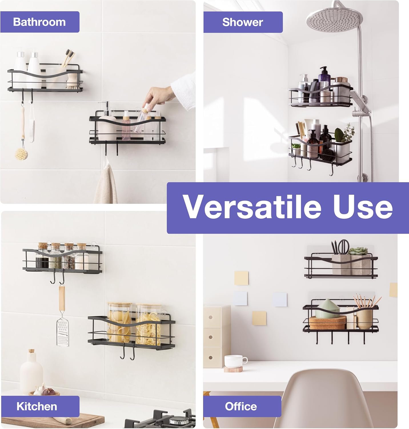 Premium Rustproof Stainless Steel Shower Caddy