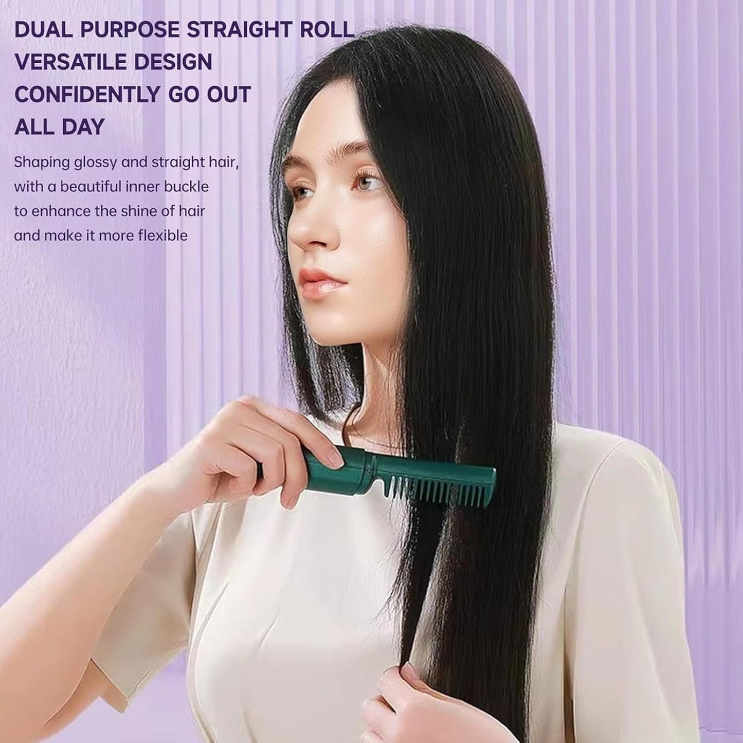 Cordless Styling Comb Portable Mini Hair Straightener