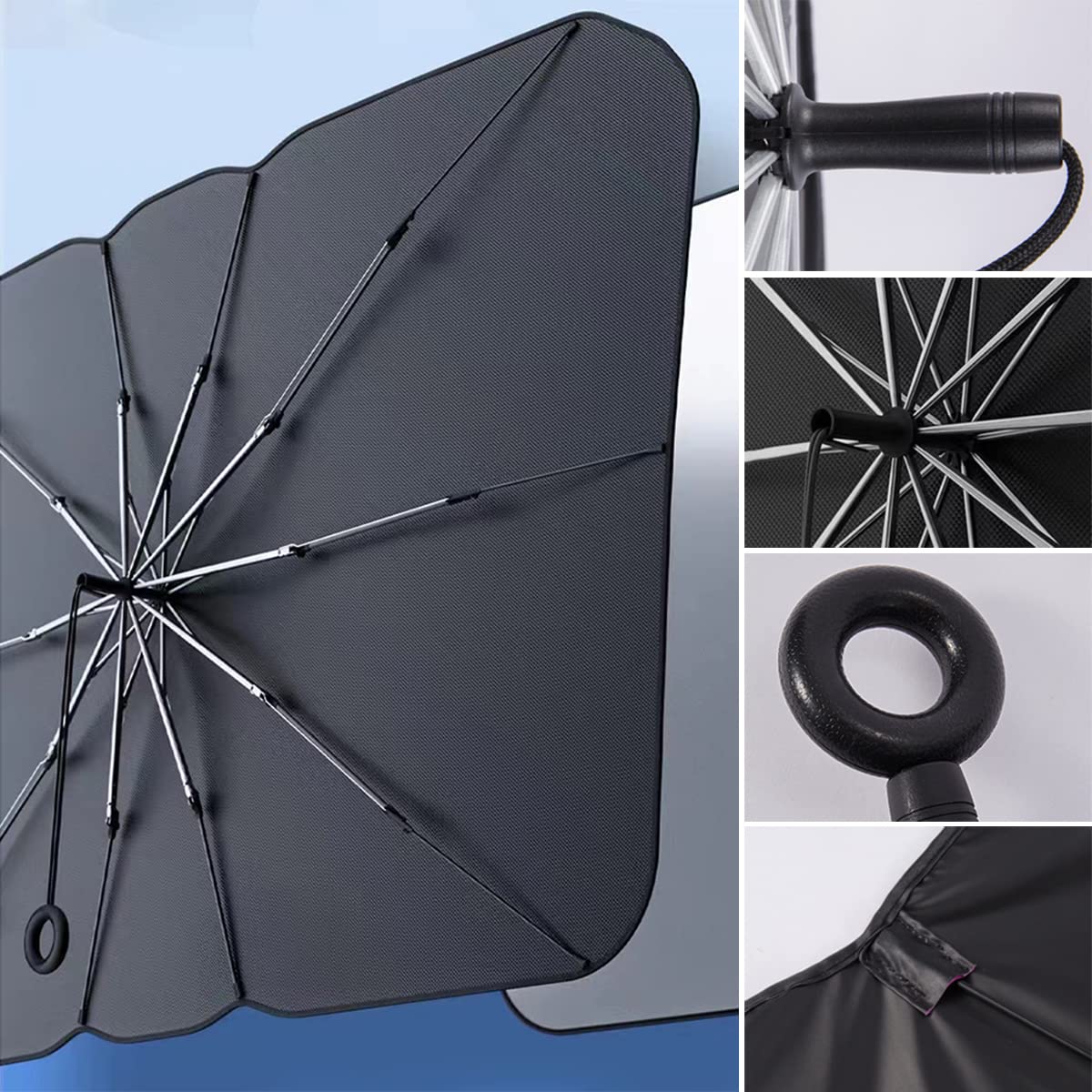 Ultimate Foldable Car Sunshade Heatshield Umbrella