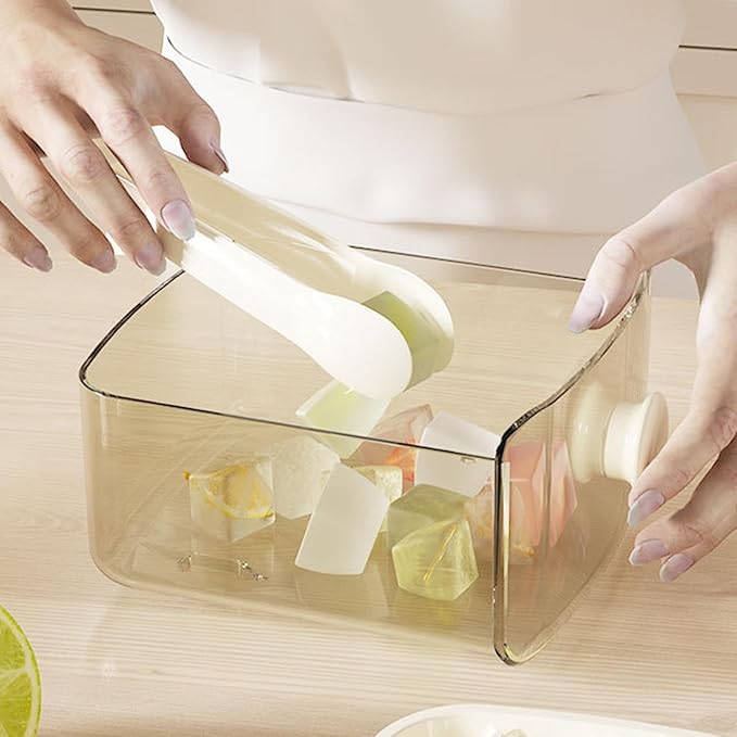 Chilling Crystal Ice Cube Maker Tray and Dispenser