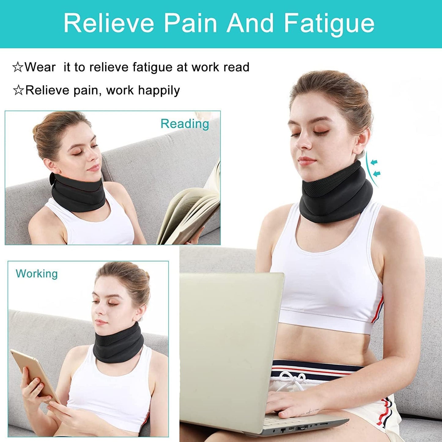 Breathable Adjustable Anti-Snoring Neck Brace