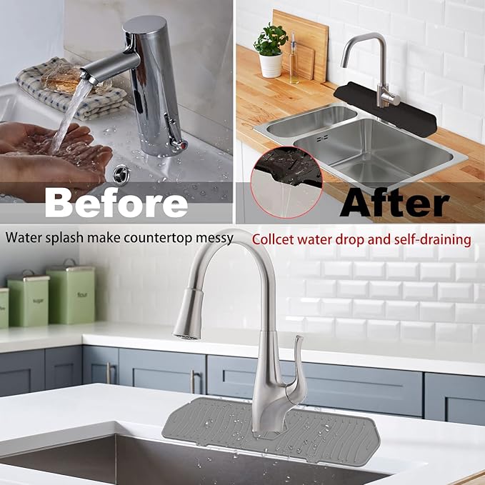 AquaGuard Silicone Faucet Splash Mat
