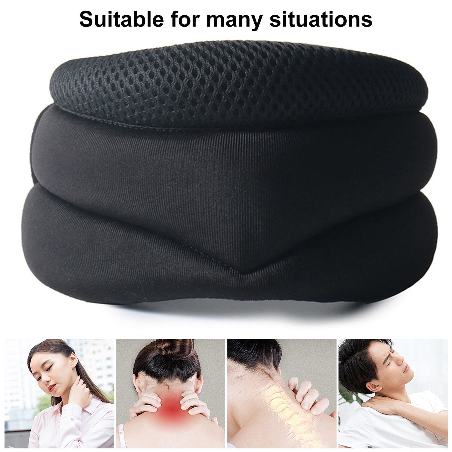 Breathable Adjustable Anti-Snoring Neck Brace