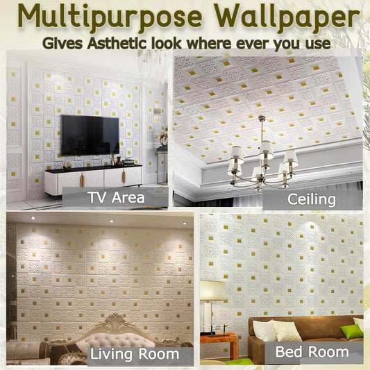 3D Tile Stickers (Set of 12)
