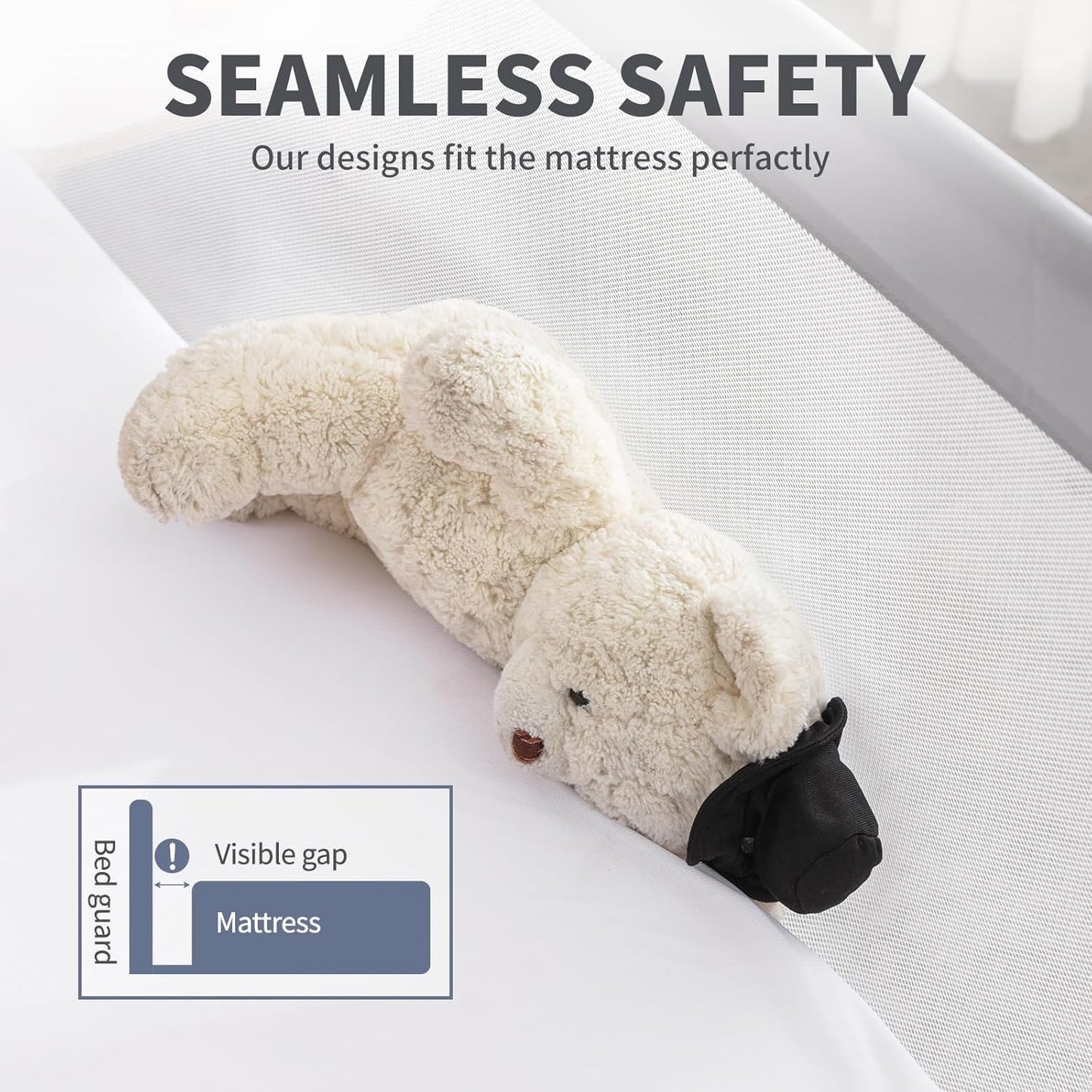 Baby Bed Rail Guard for Toddlers and Infants