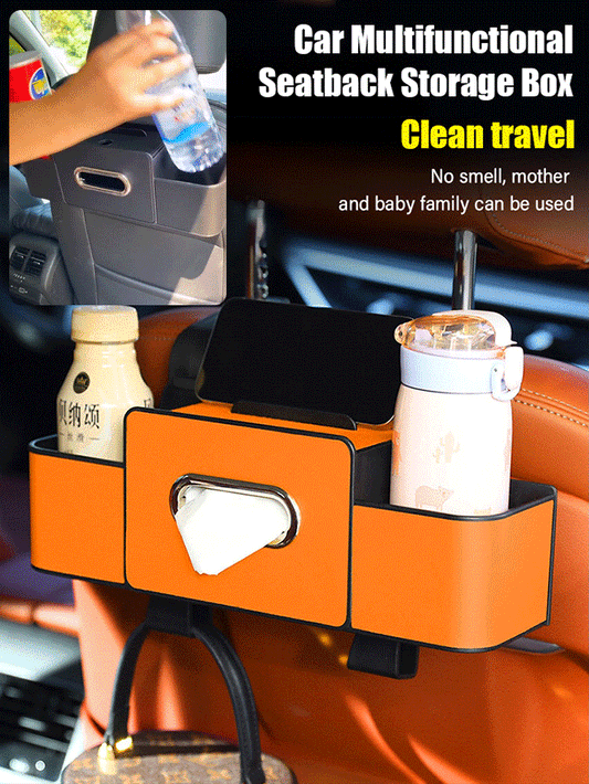 Multifunctional Car Seat Back Storage Box
