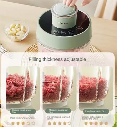 Compact Electric Meat Grinder & Food Processor