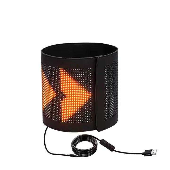 USB-Powered LED Flashing Effects Flexible Display Screen