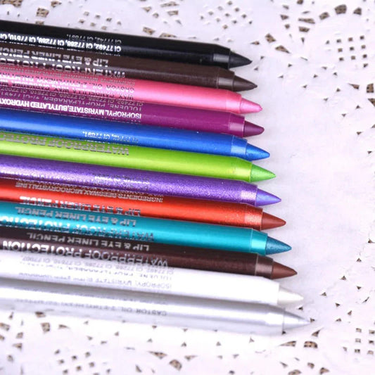 Smudge-Proof Professional Eyeliner Pen 12 Pcs Set
