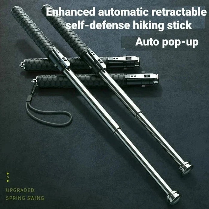 Black Foldable Self-Defense Stick