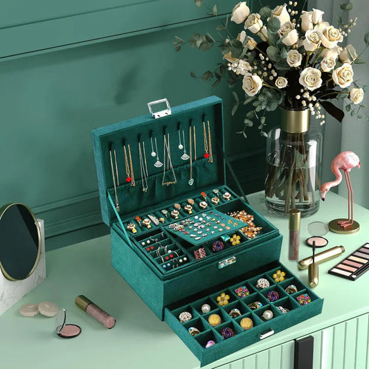 Elegant 3-Tier Jewelry Box