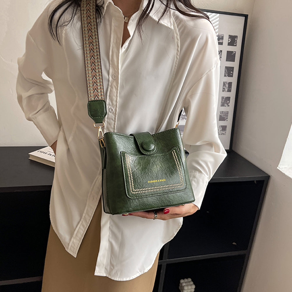 Vegan Leather Crossbody Bag