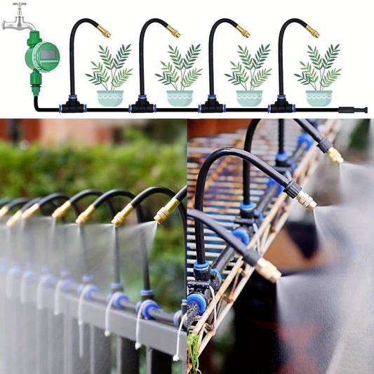 DIY Greenhouse Garden Water Irrigation System