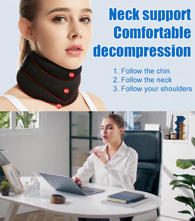 Breathable Adjustable Anti-Snoring Neck Brace