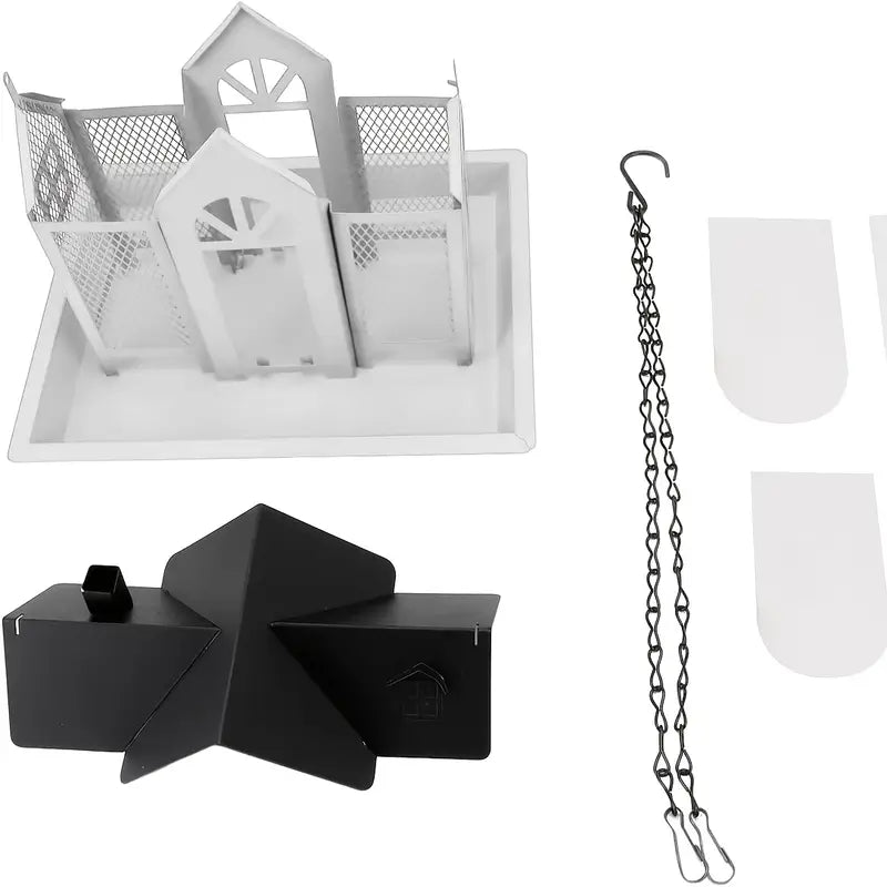 Triple Chamber Hanging Bird Feeder