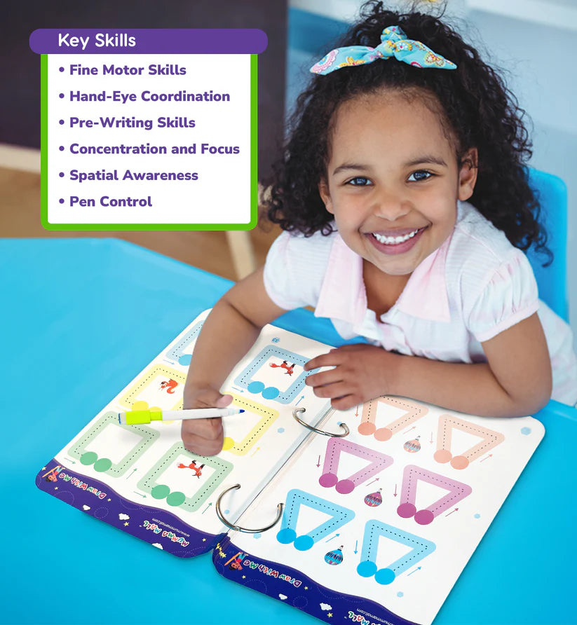 Reusable Pen Tracing Book for Kids