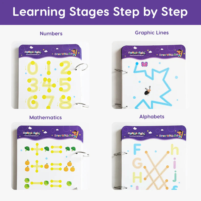 Reusable Pen Tracing Book for Kids