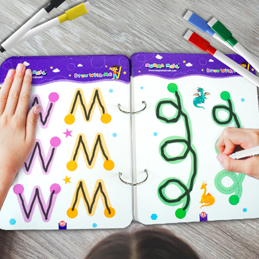 Reusable Pen Tracing Book for Kids